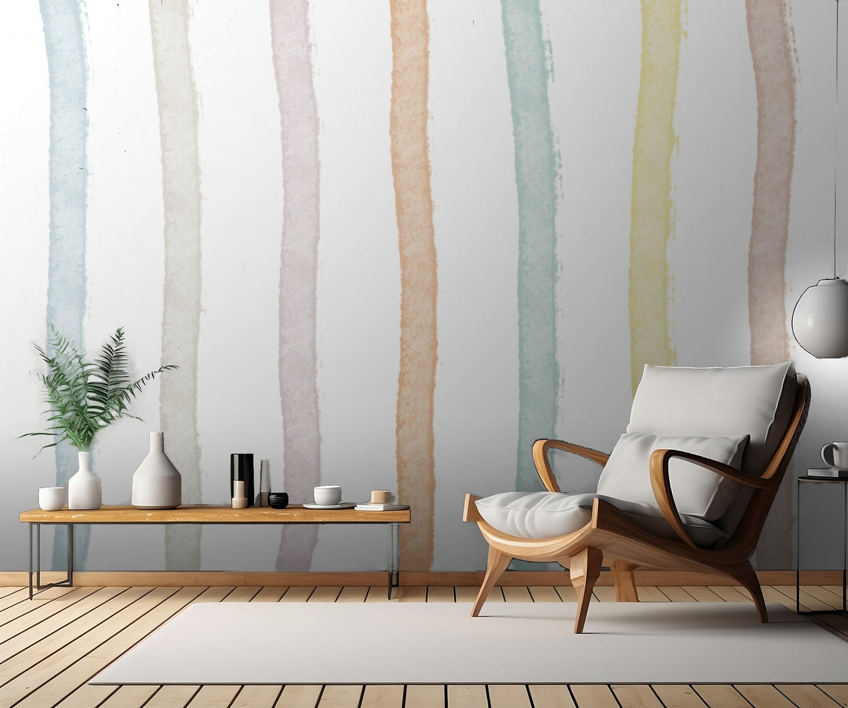 Colorful Lines Poster och Canvastavla