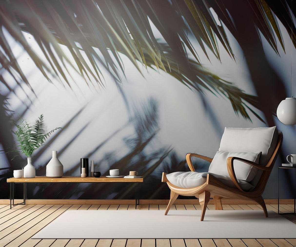 Palm Branches Poster och Canvastavla