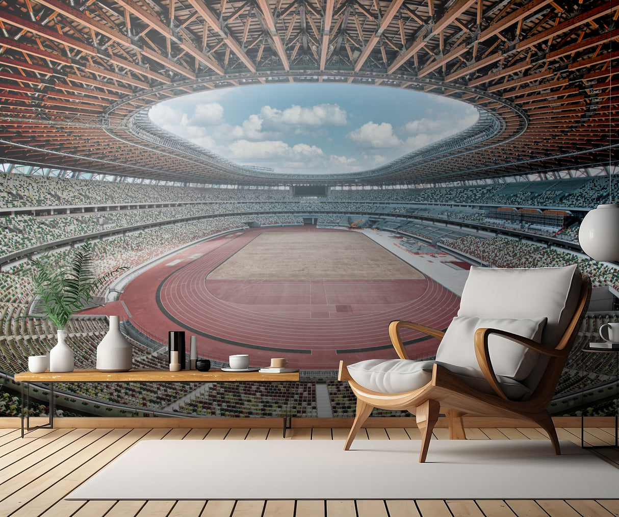 Tokyo 2020 Olympic Stadium Poster och Canvastavla