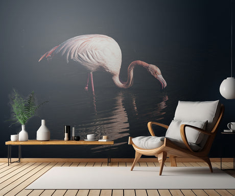 Enlighted flamingo Poster och Canvastavla