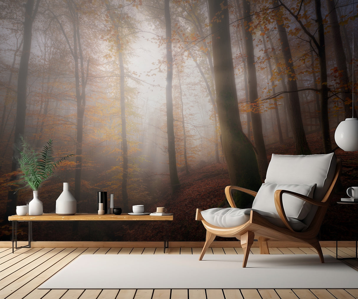 Autumn morning Poster och Canvastavla