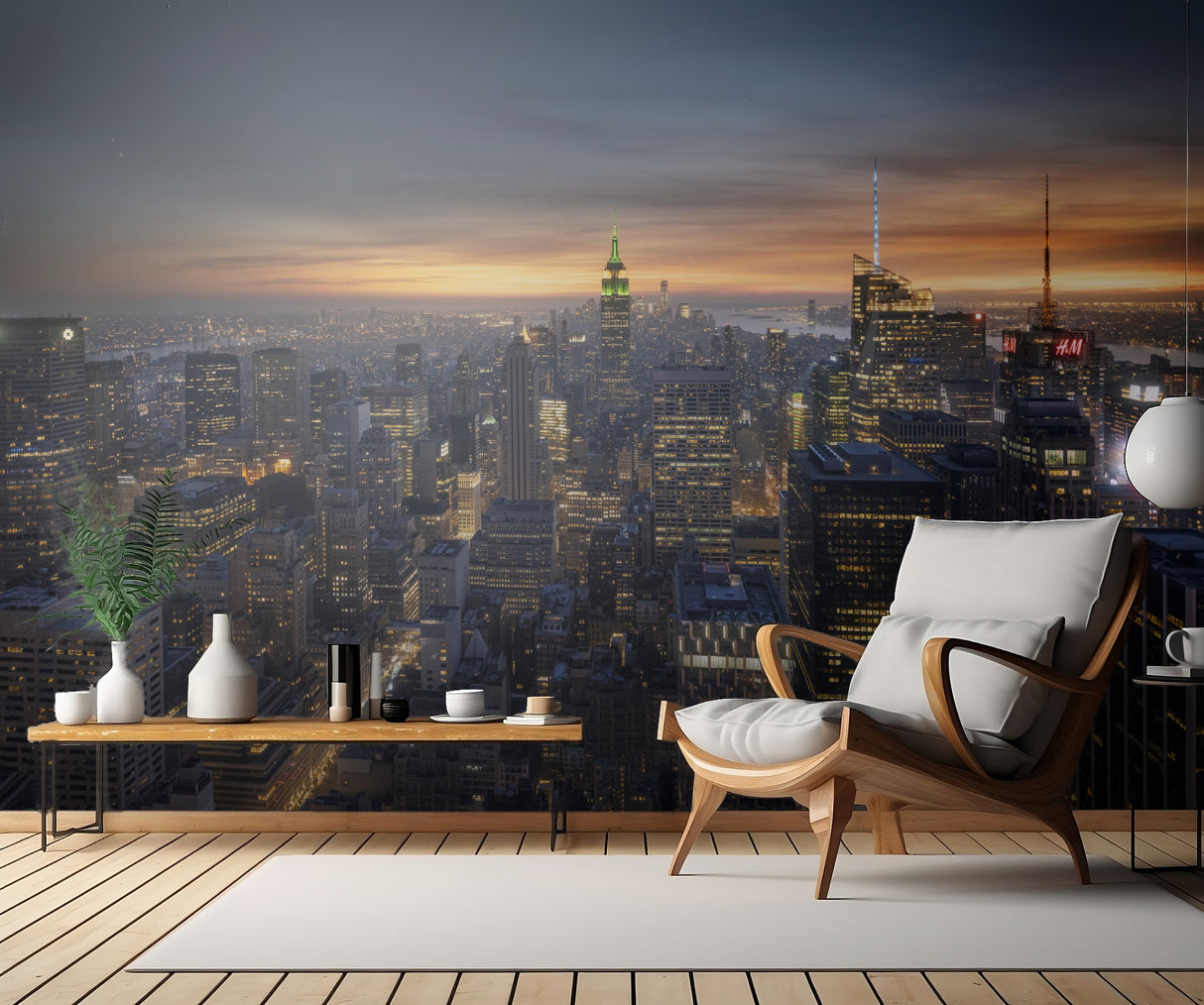 Night falls on the City Poster och Canvastavla