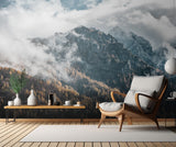 Fog in the mountains Poster och Canvastavla