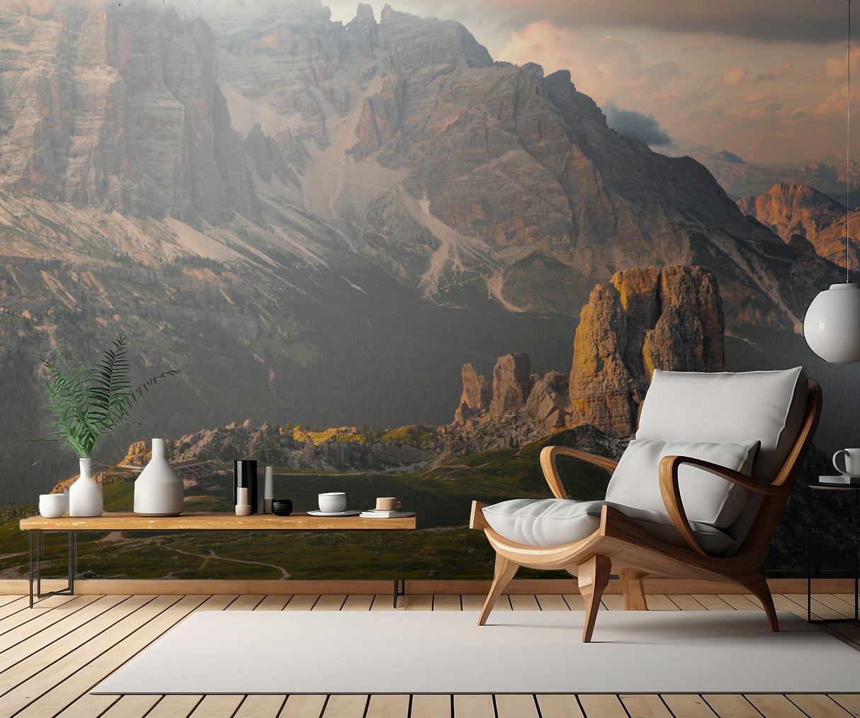 Cinque Torri in the morning Poster och Canvastavla