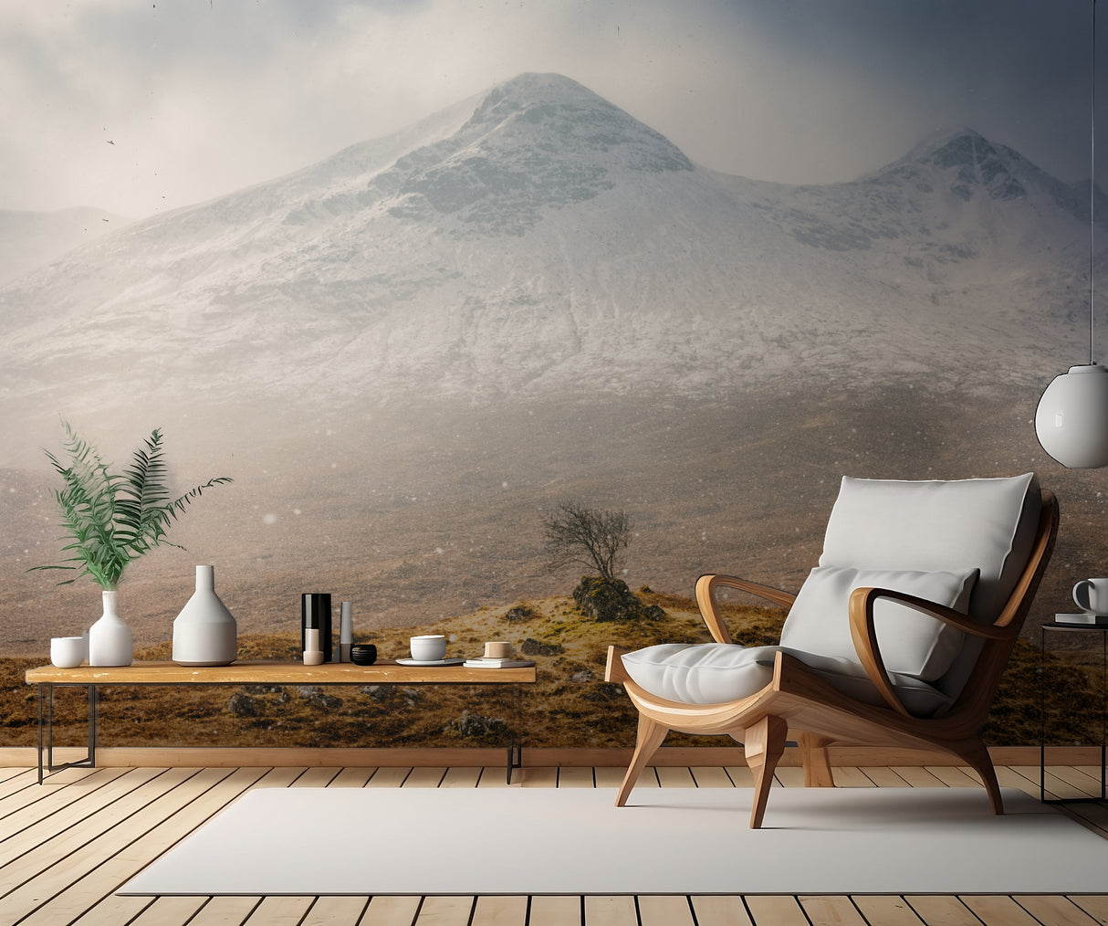 Lonely Highlander Poster och Canvastavla