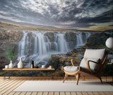 Unknown falls in Iceland Poster och Canvastavla