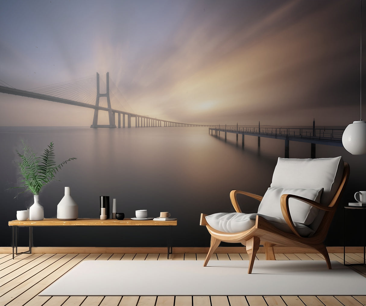 The bridge light Poster och Canvastavla