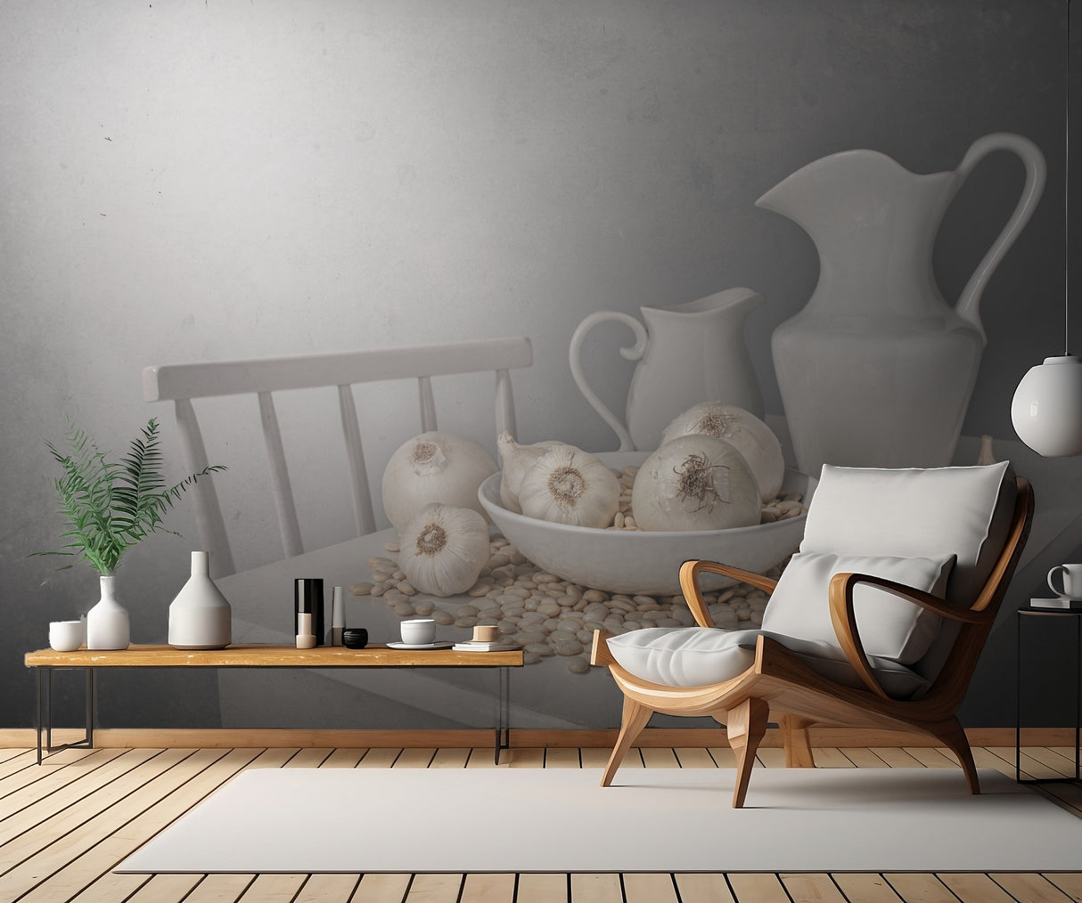 A white world Poster och Canvastavla