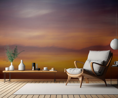 Sunrise Abstract Poster och Canvastavla