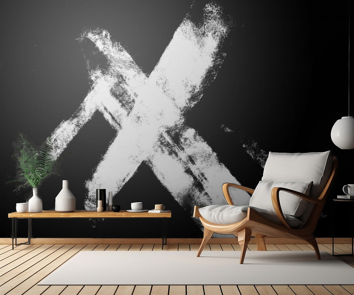 Negative Cross Poster och Canvastavla
