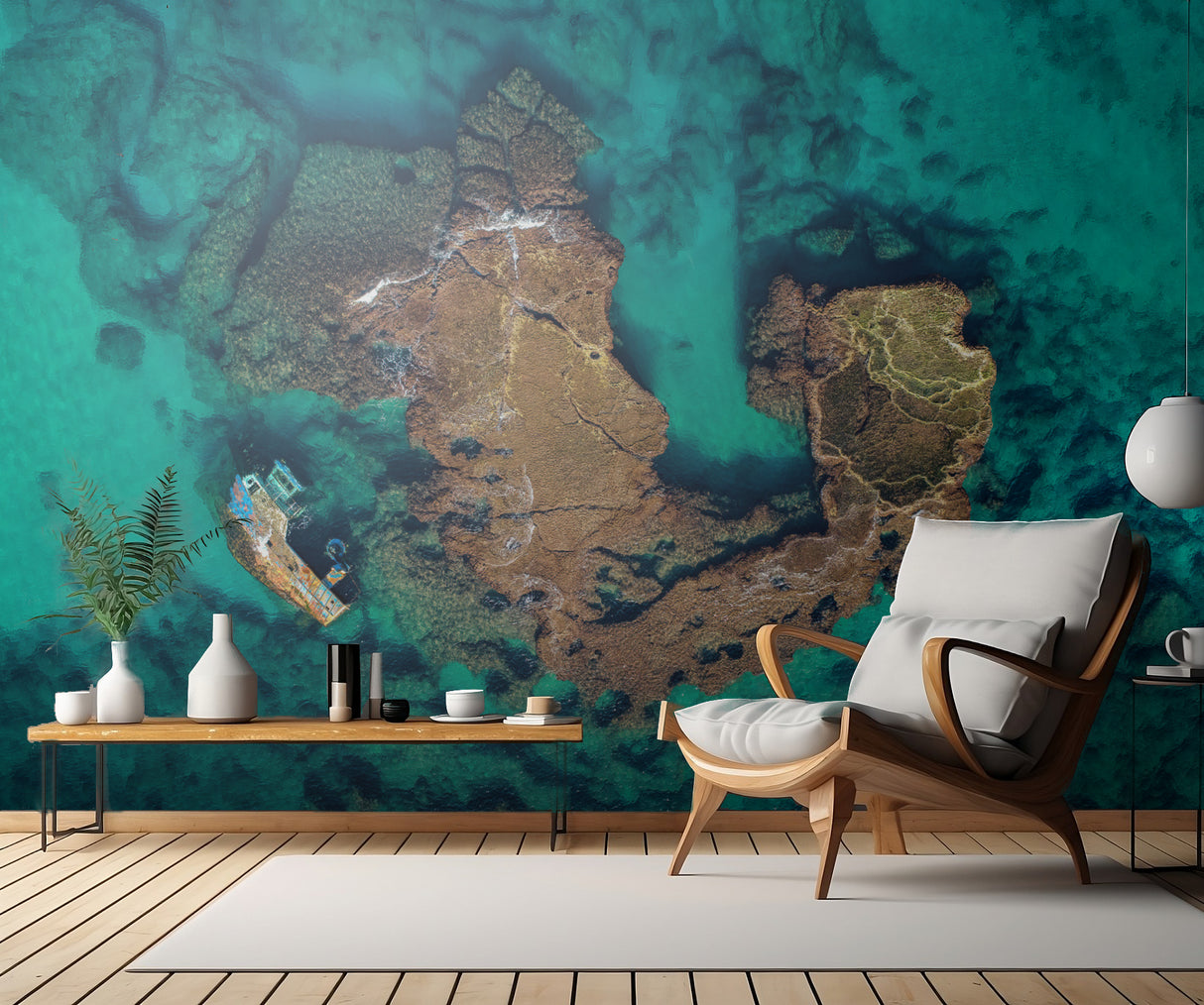 Fishing boat wreck Poster och Canvastavla