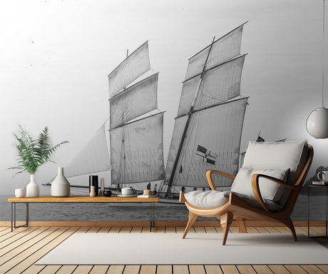 Sailboat "La Granvillaise" Poster och Canvastavla