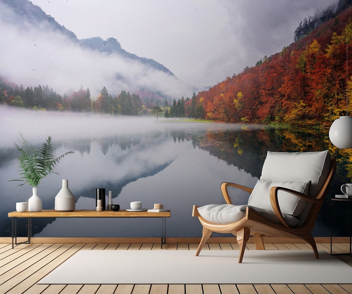 Autumn reflections Poster och Canvastavla