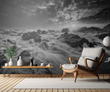Rough sea sunset Poster och Canvastavla