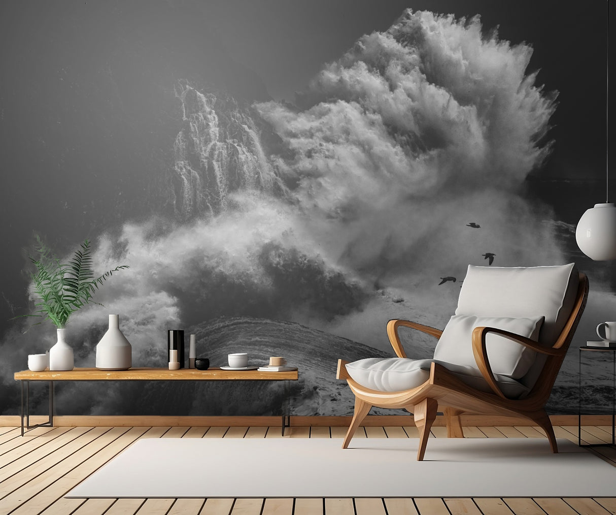 BIRDS IN THE STORM (Part 4) Poster och Canvastavla