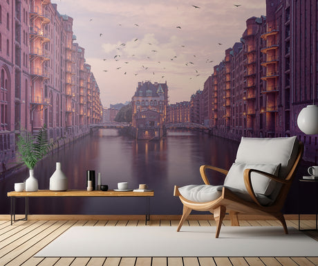 City of Warehouses Poster och Canvastavla
