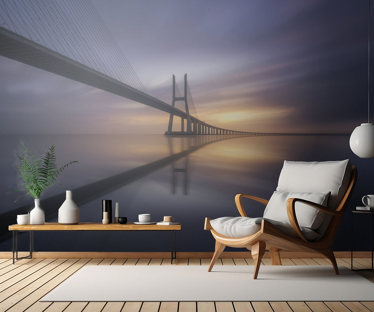Sunrise bridge Poster och Canvastavla