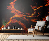 Lava River Abstract Poster och Canvastavla