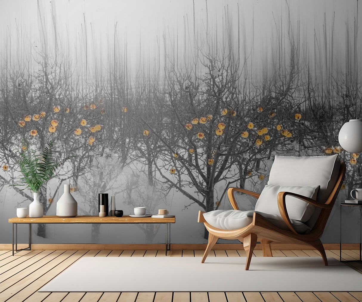frozen yellow apples Poster och Canvastavla