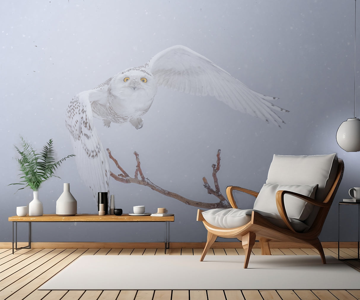 Snowy Poster och Canvastavla