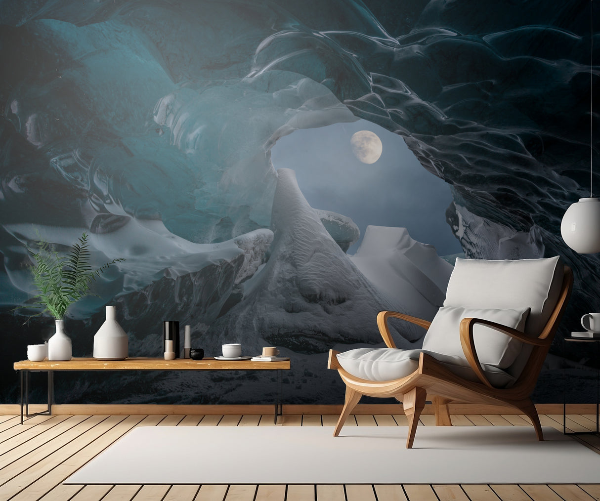 Ice cave Poster och Canvastavla