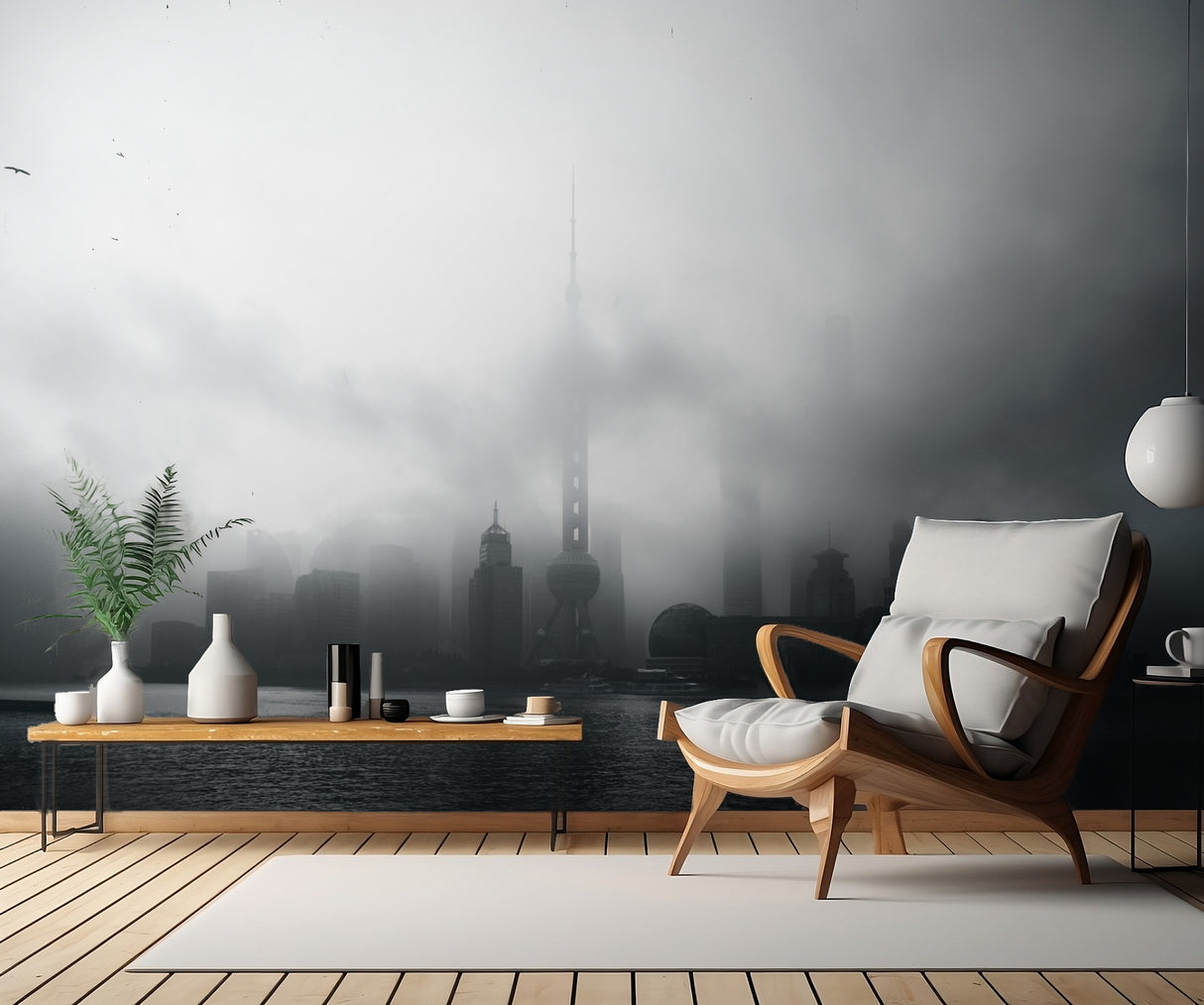 Pudong early morning Poster och Canvastavla