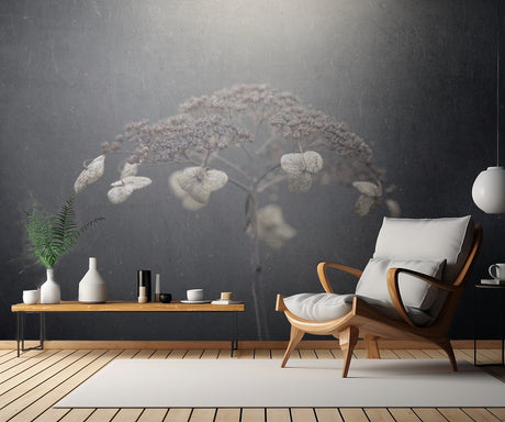 Withe hydrangea Poster och Canvastavla