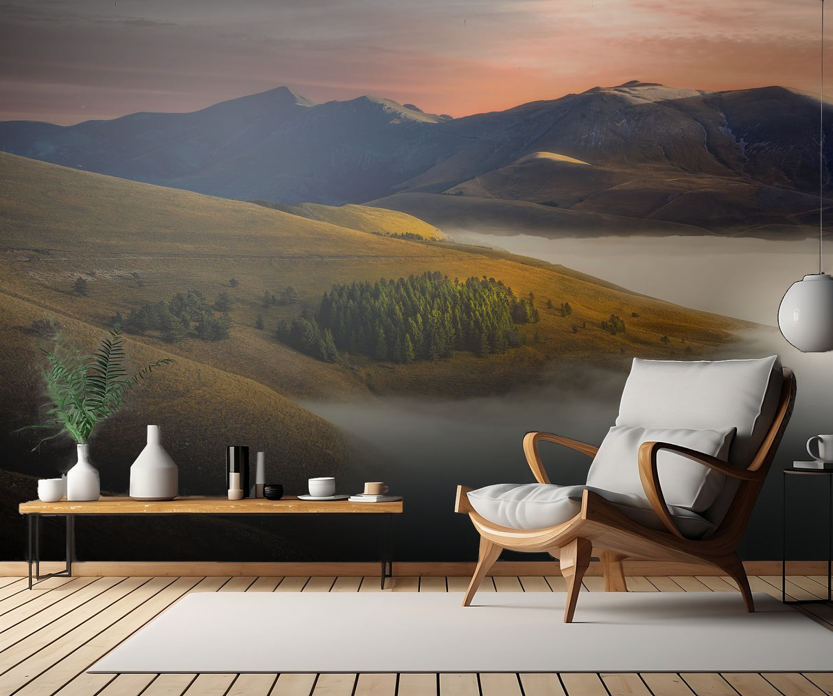 Golden hills. Poster och Canvastavla