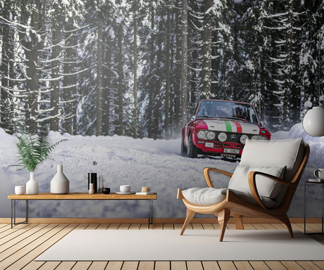Lancia Fulvia Poster och Canvastavla
