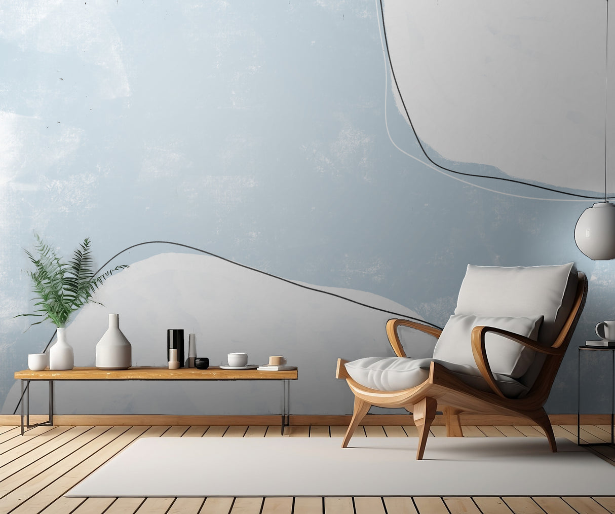 Abstracto Outlined Poster och Canvastavla