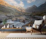 Mountain River Poster och Canvastavla