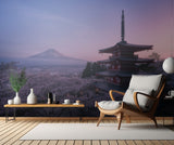 Mt Fuji Sakura Poster och Canvastavla