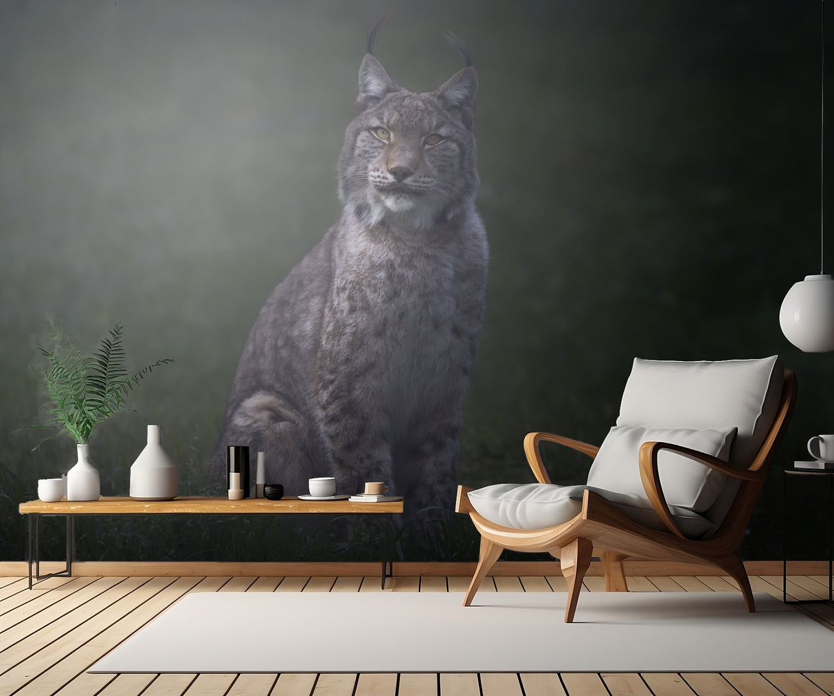 Fine art Lynx. Poster och Canvastavla