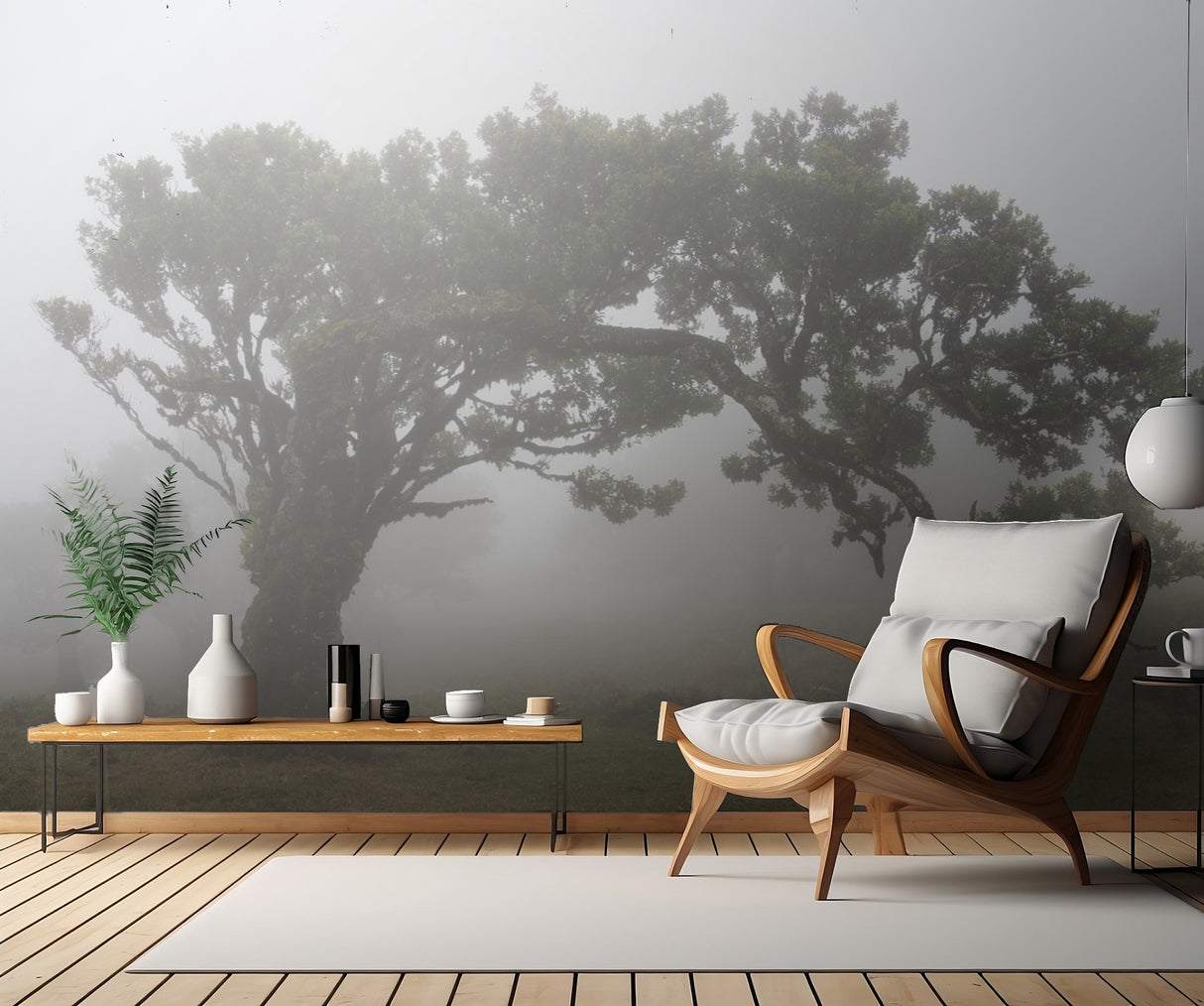 Tree in the mist Poster och Canvastavla