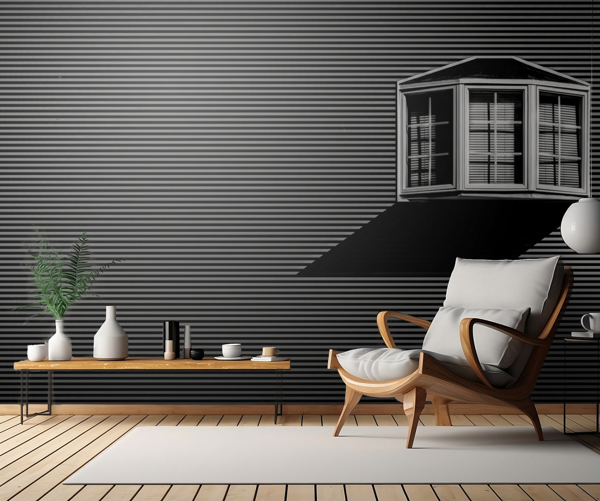 Bow window Poster och Canvastavla