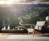 Eighteen Bends of Waterway Poster och Canvastavla