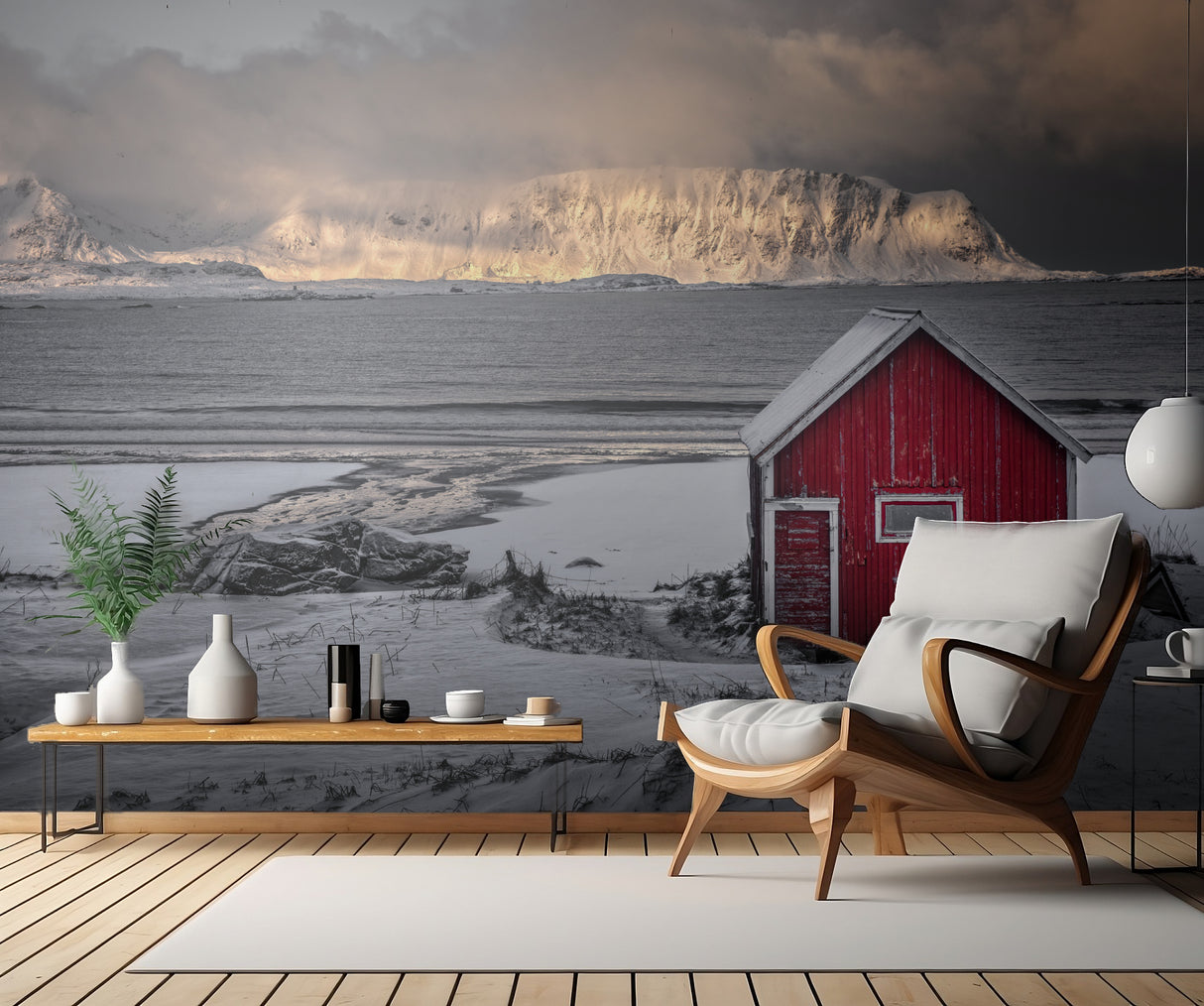 The cabin by Jusnesvika Poster och Canvastavla