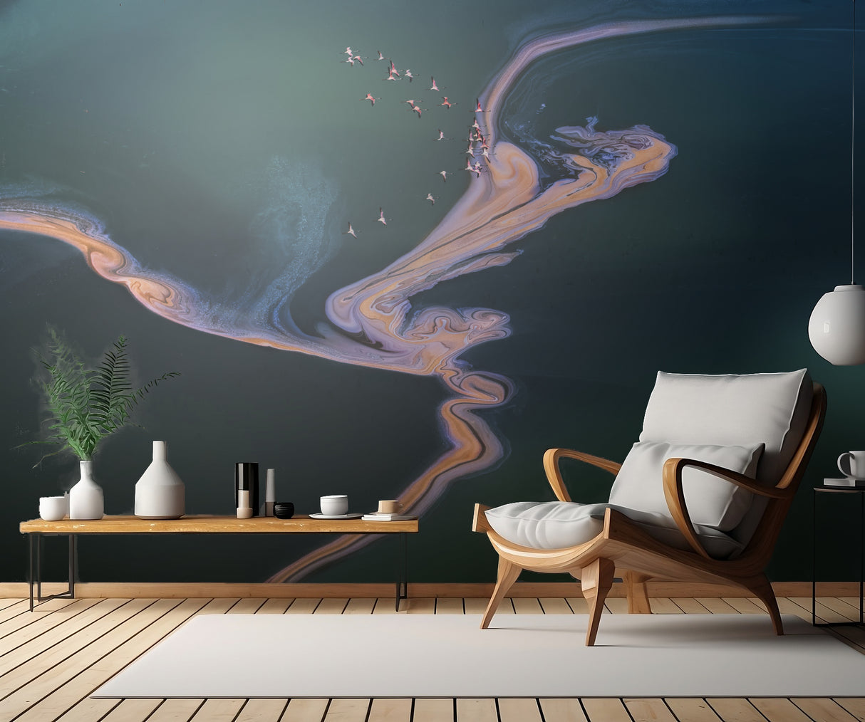 Flying Over Poster och Canvastavla