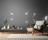 Three Flamingos Poster och Canvastavla