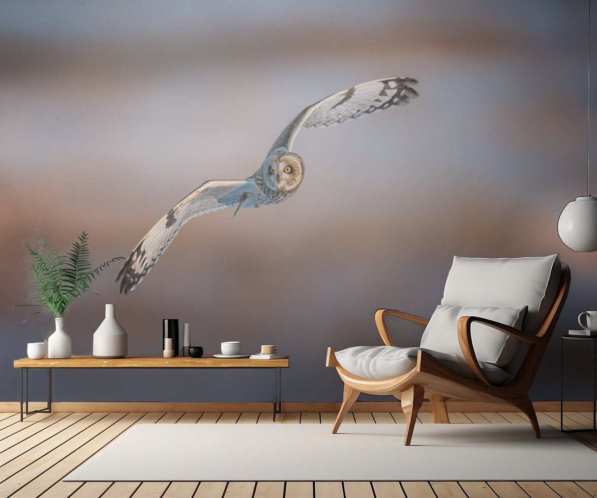 Short-eared Owl Poster och Canvastavla