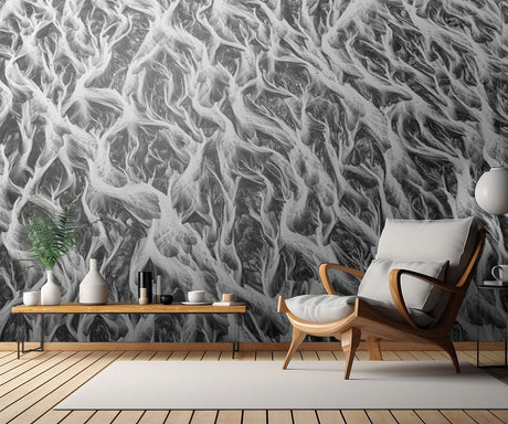 Wide river shapes Poster och Canvastavla