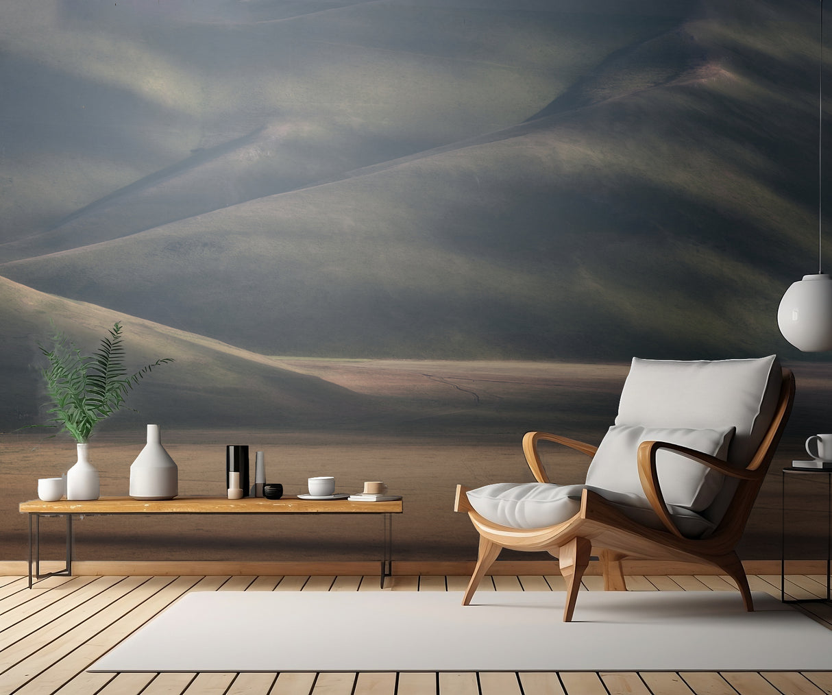 Bucolic Landscape Poster och Canvastavla