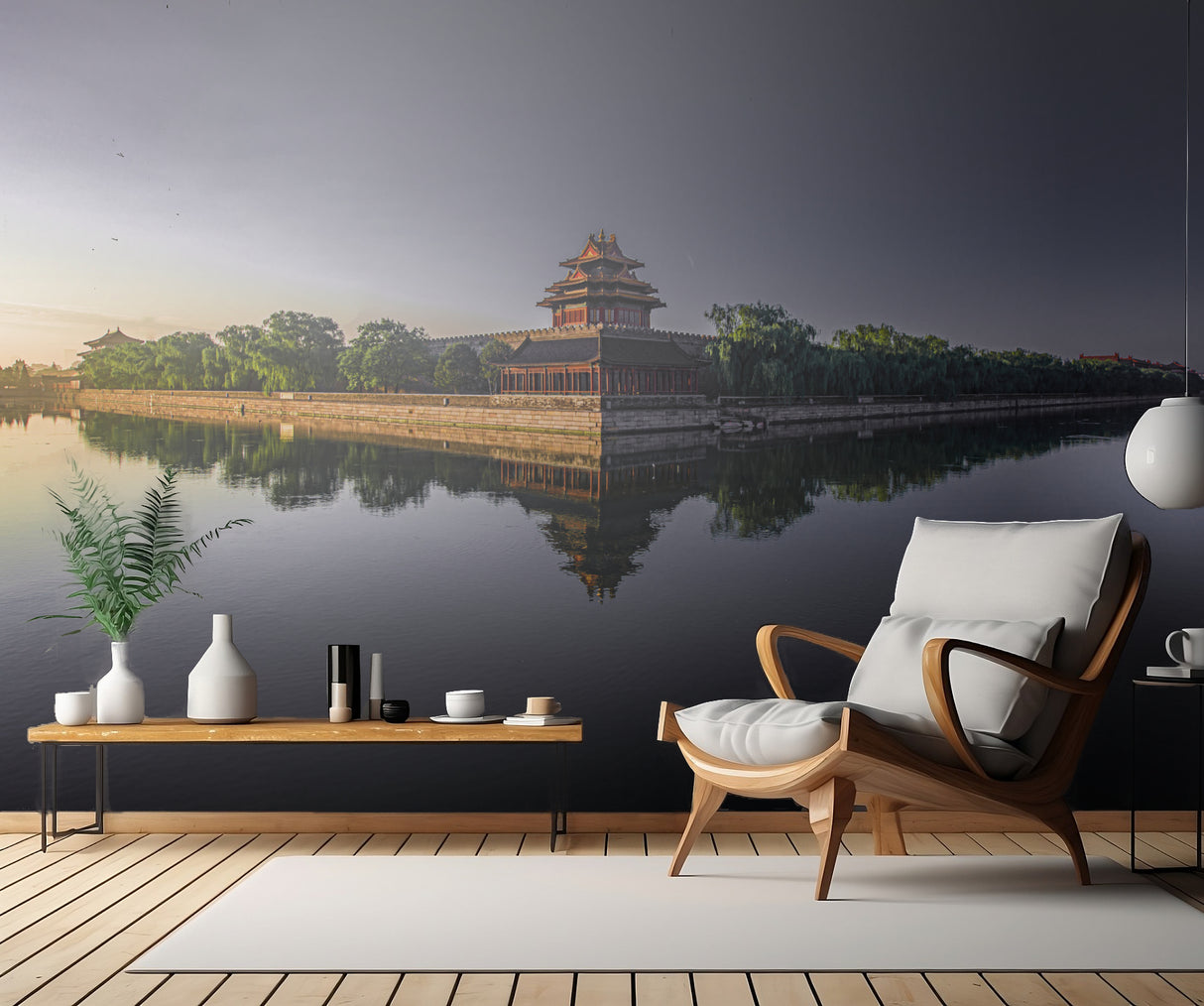 Moring Light on Forbidden City Poster och Canvastavla