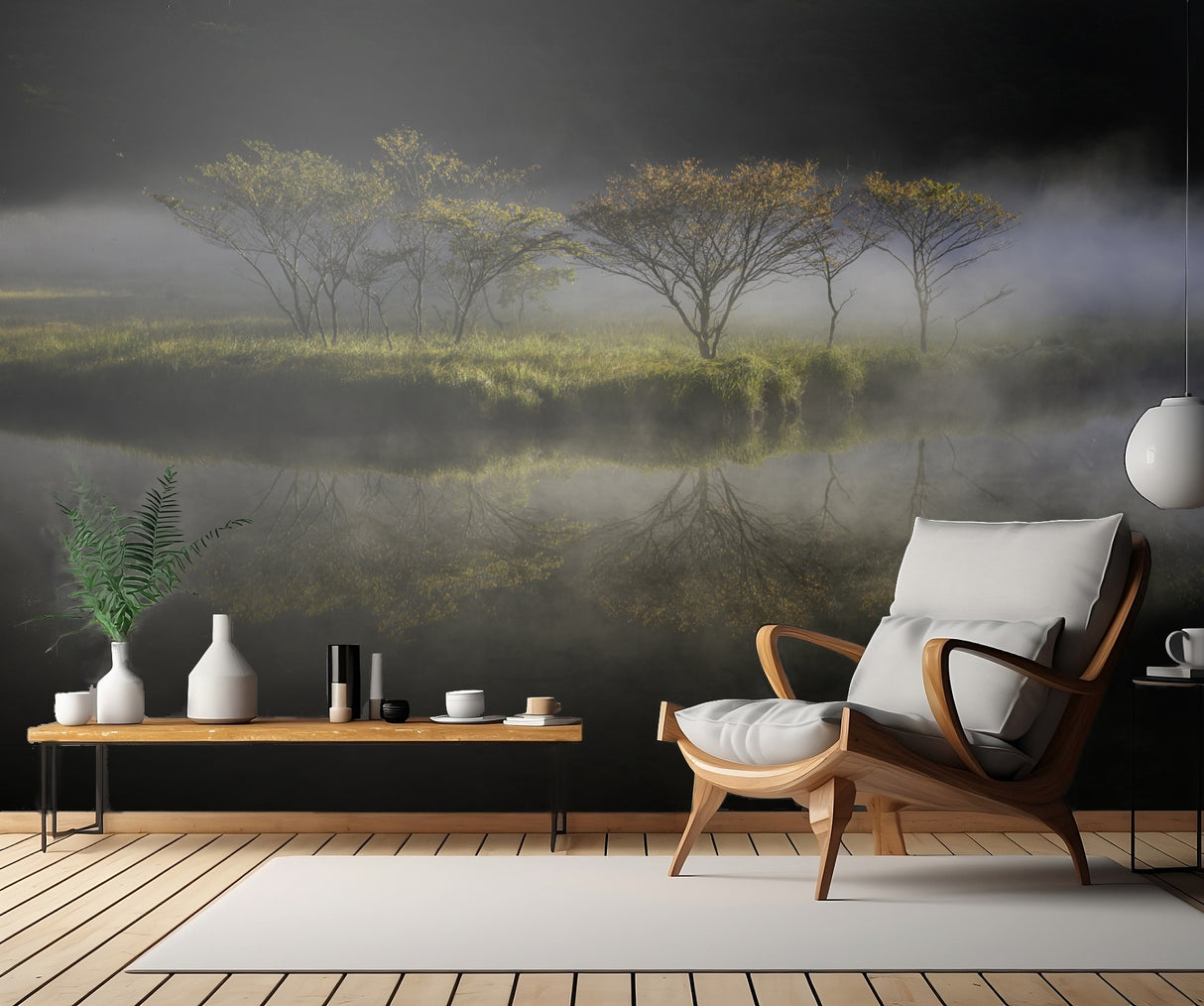 floating in the fog Poster och Canvastavla