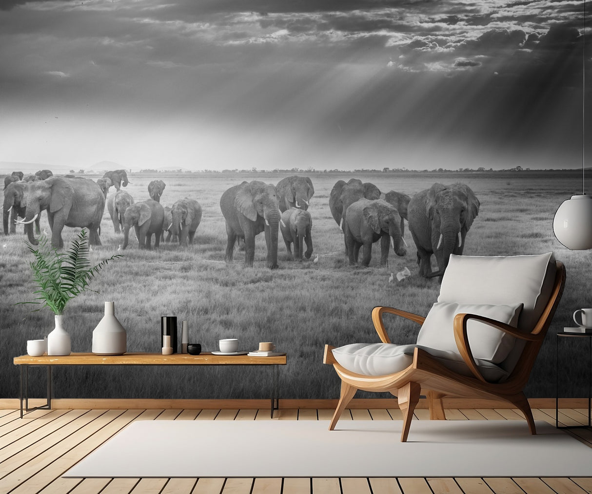 Breakfast with pachyderms Poster och Canvastavla