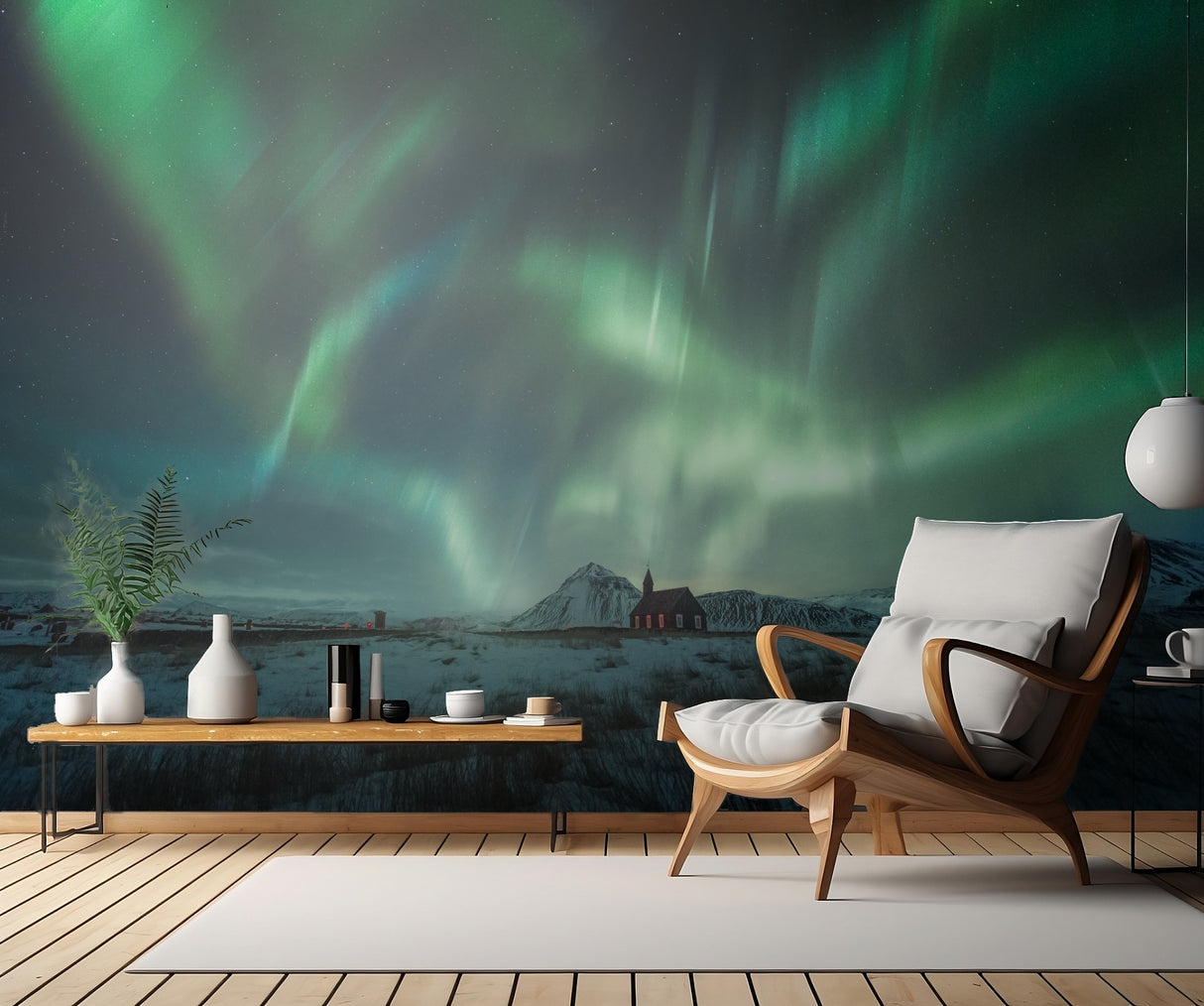Aurora Borealis Poster och Canvastavla