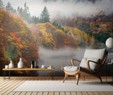 Faskally Autumn Poster och Canvastavla