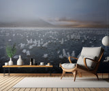 Winter bucolic landscape Poster och Canvastavla
