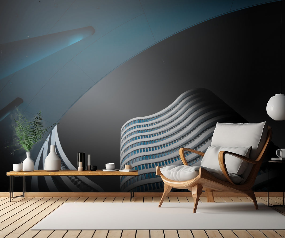 ... blue roof Poster och Canvastavla