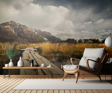 Autumn Bridge Poster och Canvastavla
